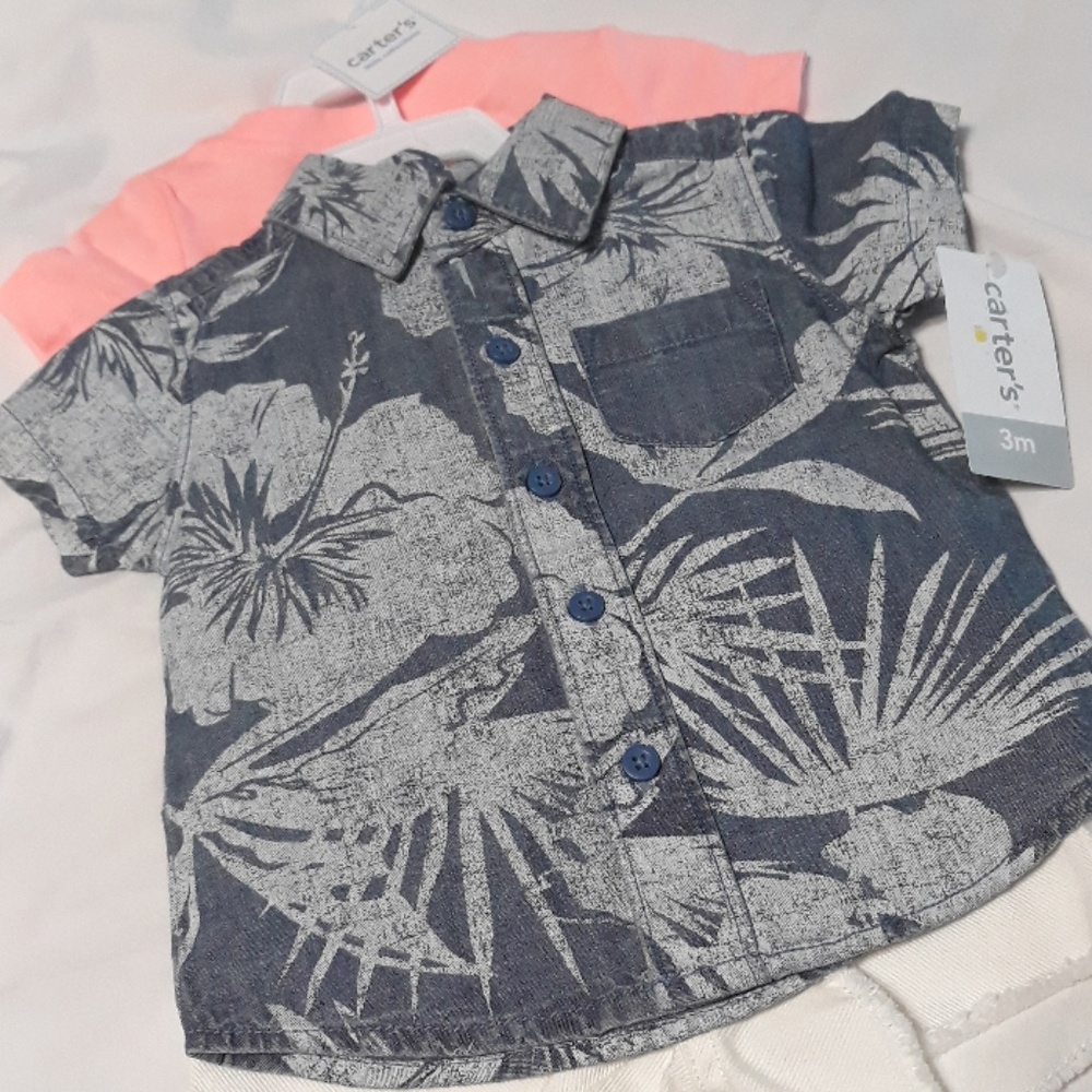 Carter's 3 piece  set NWT 3m